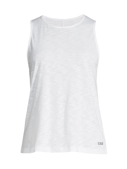 Koszulka damska treningowa CASALL Soft Texture Tank kolor biały
