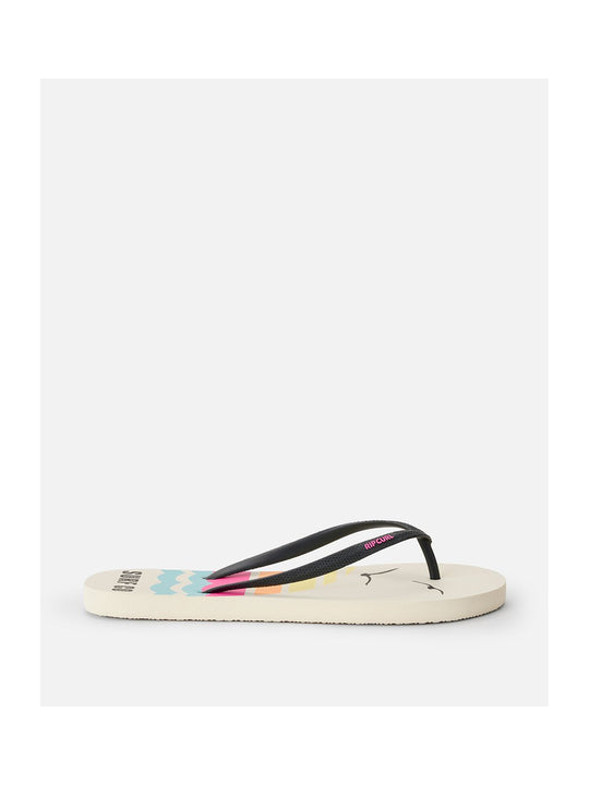 Japonki damskie RIP CURL Mixed Bloom Open Toe brązowe
