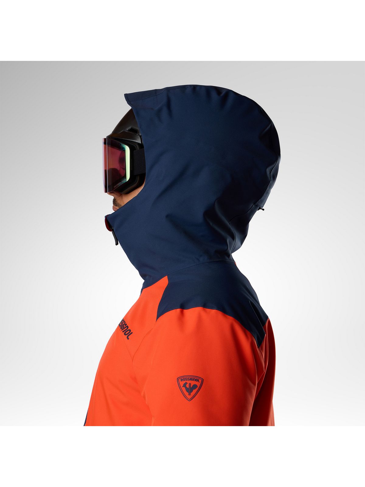 Kurtka narciarska męska ROSSIGNOL Rochrun Insulated Jkt pomaranczowa