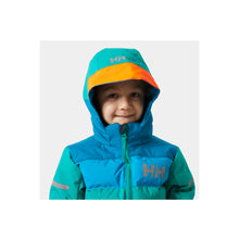 Kurtka narciarska dziecięca HELLY HANSEN K Vertical Ins Jacket kolor zielony
