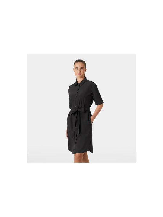 Sukienka HELLY HANSEN W THALIA SHIRT DRESS czarny - Adventure Sports
