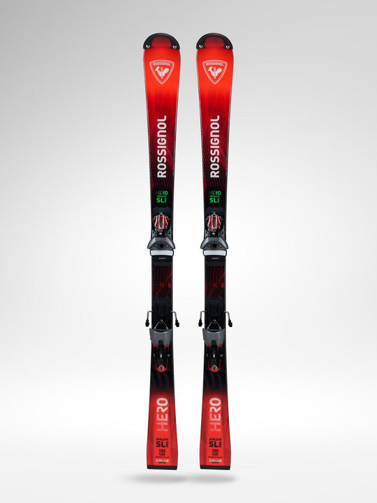 Narty ROSSIGNOL Hero SL Pro 128-149 R21 Pro + wiązania LOOK Nx 7 Gw B73 Silver Red
