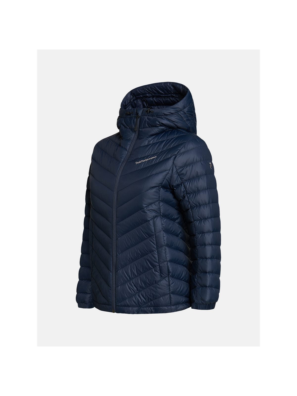 Kurtka puchowa Peak Performance W Frost Down Hood Jacket niebieski