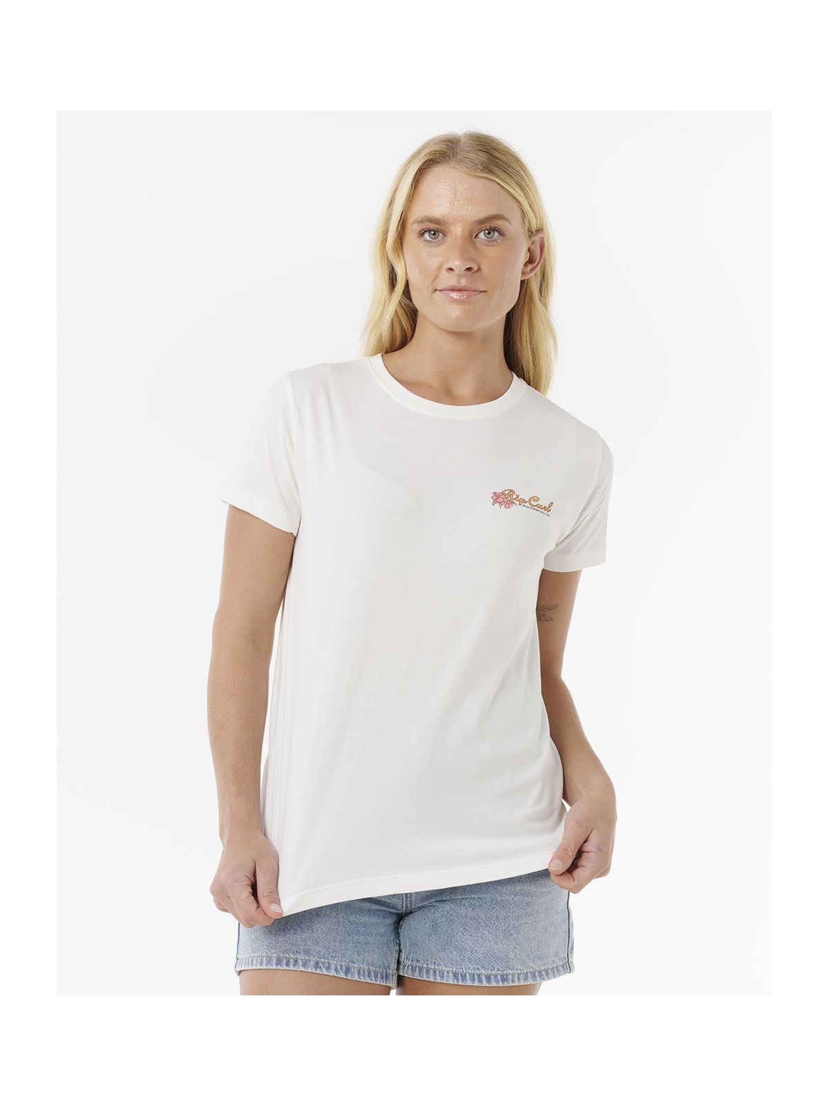 Koszulka RIP CURL WAIKIKI STANDARD TEE beżowa