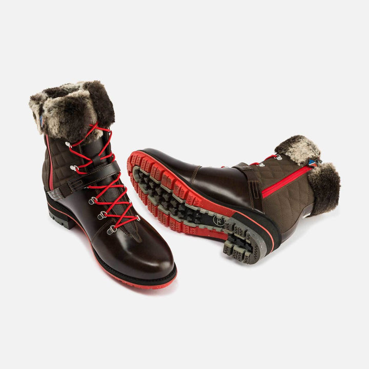 Buty damskie ROSSIGNOL 1907 MEGEVE BROWN brązowe
