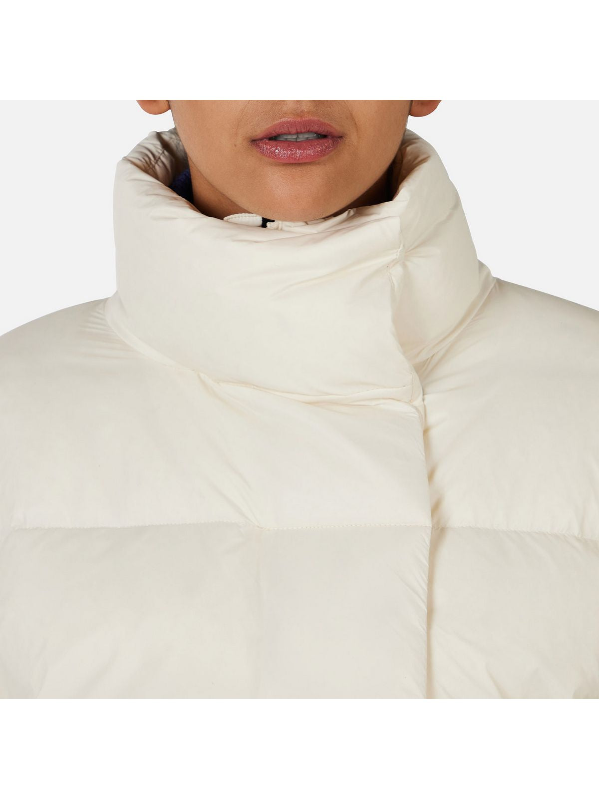 Kurtka narciarska damska ROSSIGNOL W ARETU CROPPED DOWN JKT biała