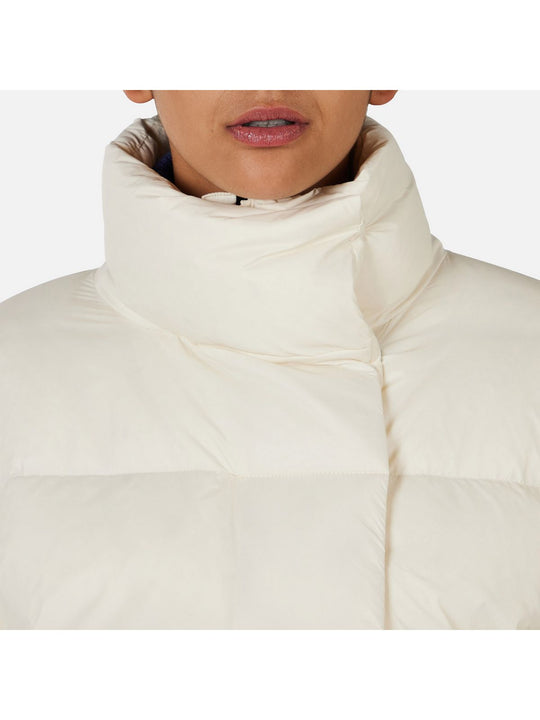 Kurtka narciarska damska ROSSIGNOL W ARETU CROPPED DOWN JKT biała
