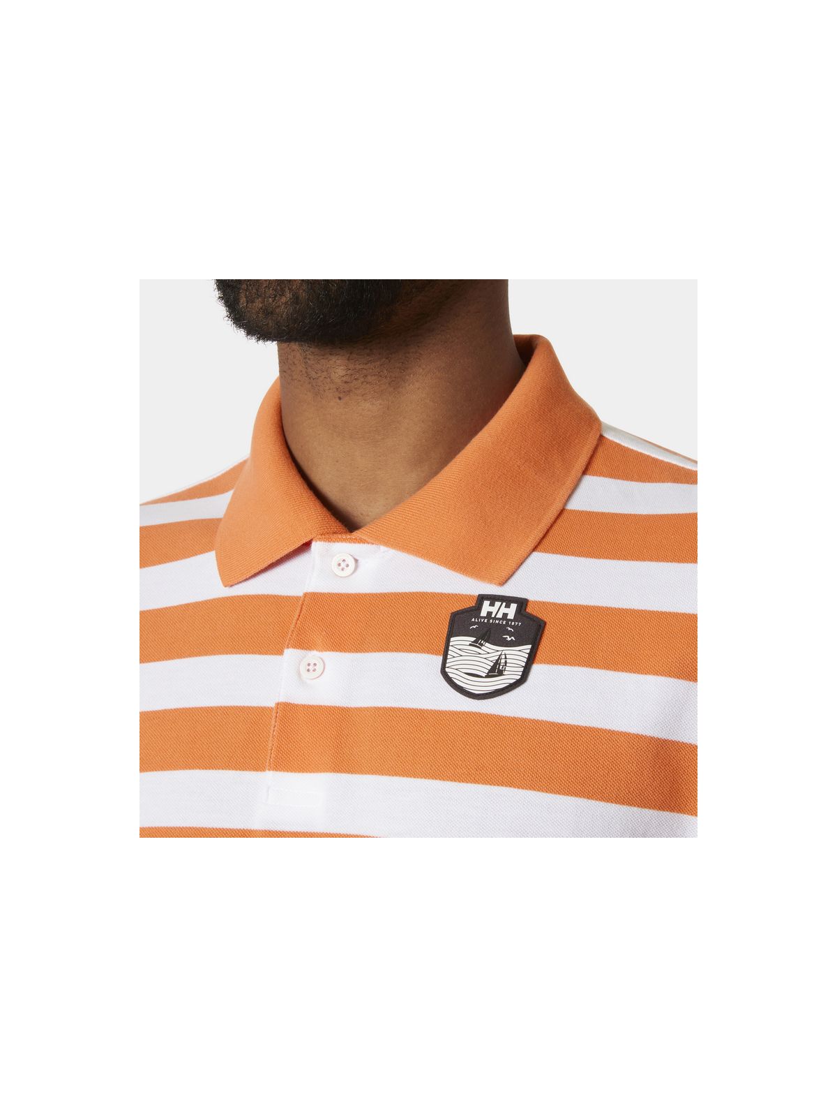 Koszulka HELLY HANSEN MARSTRAND POLO pomarańczowy - Adventure Sports