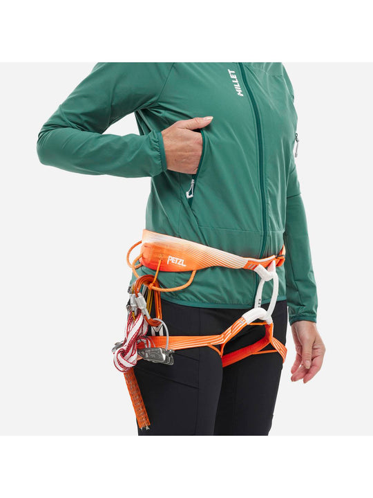 Kurtka MILLET FUSION XCS HOODIE W zielony - Adventure Sports
