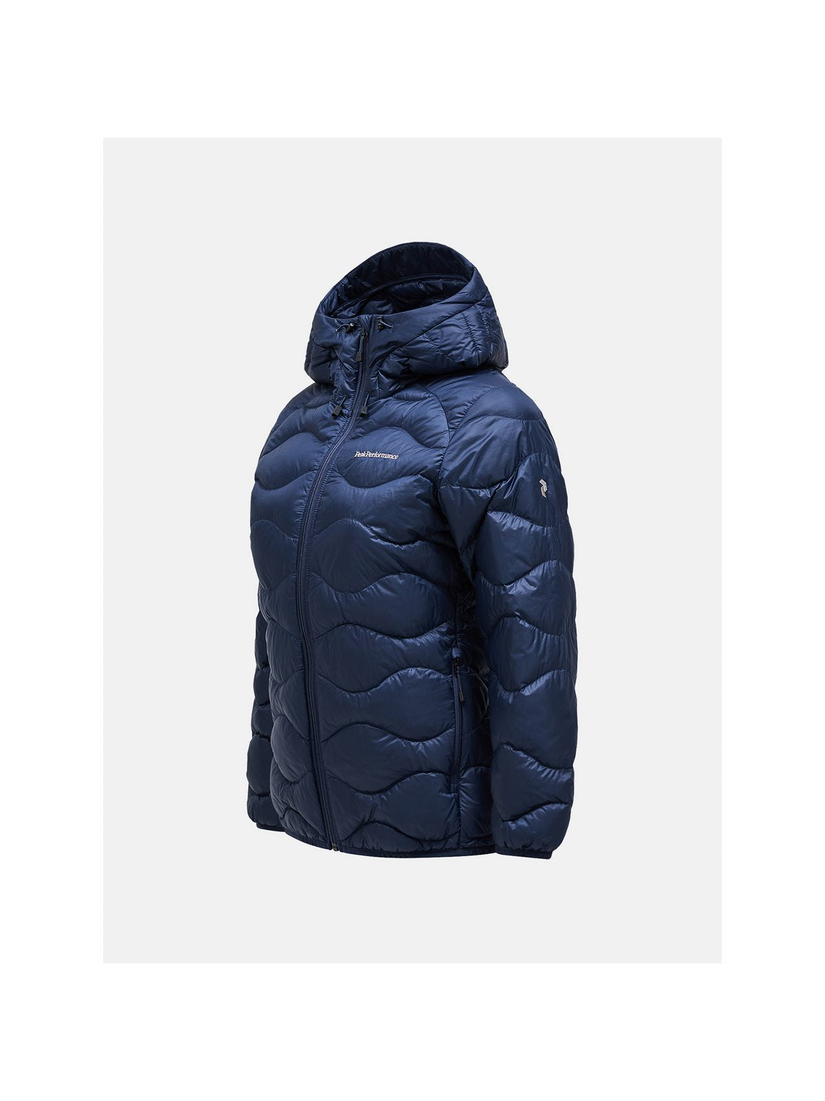 Damska kurtka puchowa Peak Performance W Helium Down Hood Jacket granatowy