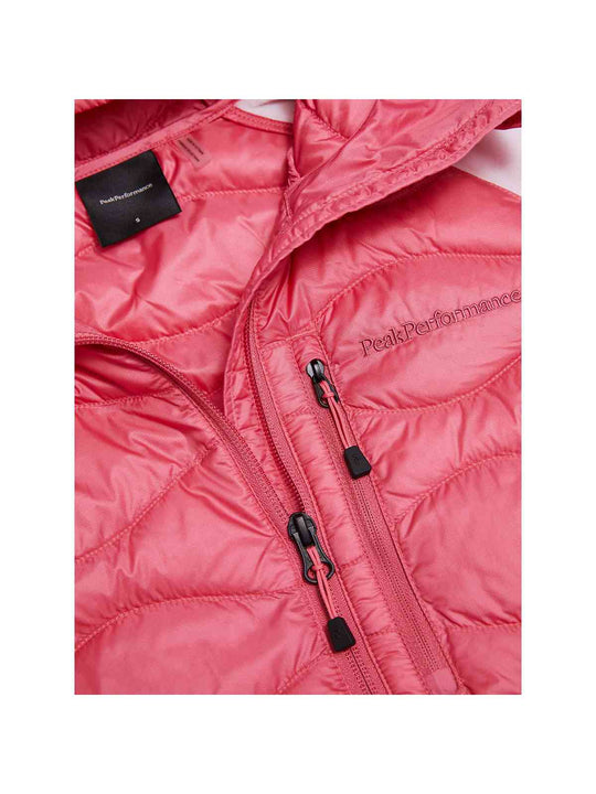 Kurtka damska PEAK PERFORMANCE Helium Hybrid Down Hood Jacket różowa
