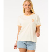 Koszulka RIP CURL San Carlos Ringer Tee biały
