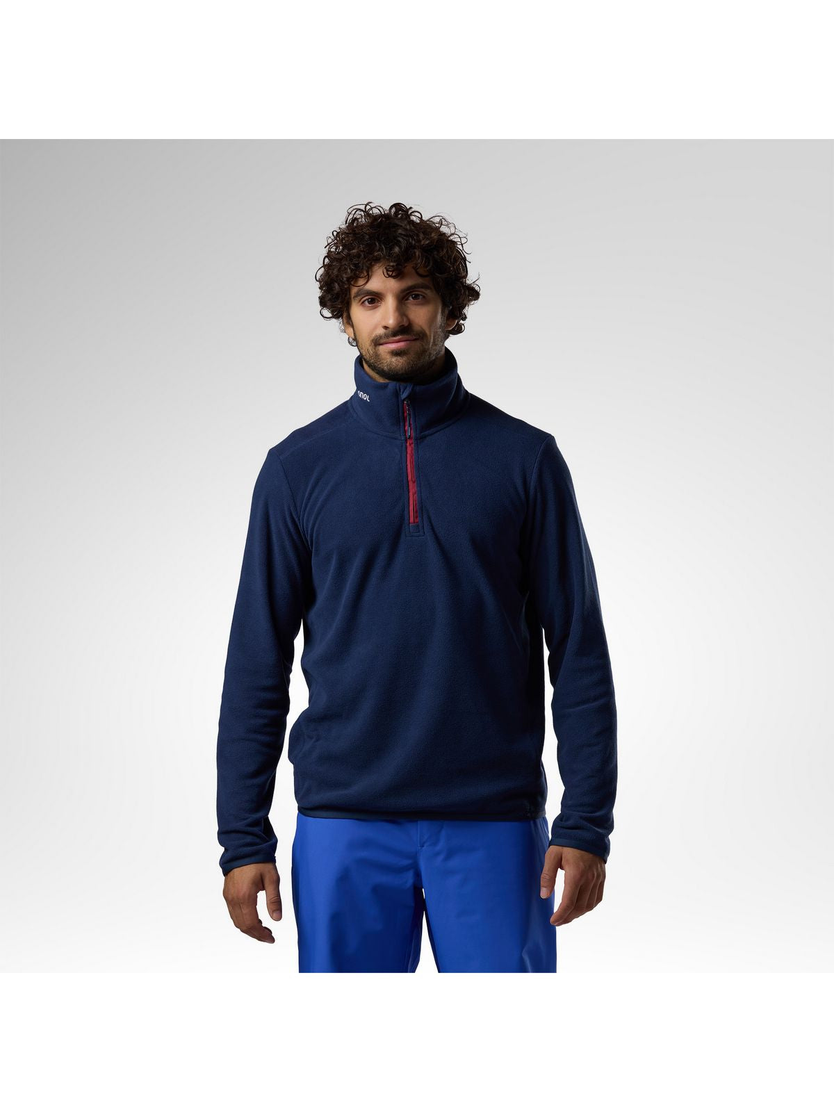Bluza męska ROSSIGNOL M Quarter Zip Polar Fleece niebieska