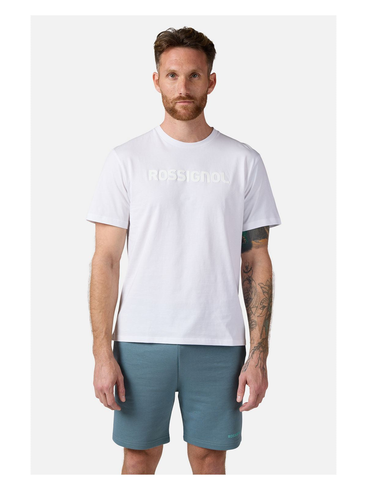 Koszulka męska ROSSIGNOL Prarion Tee biały - Adventure Sports