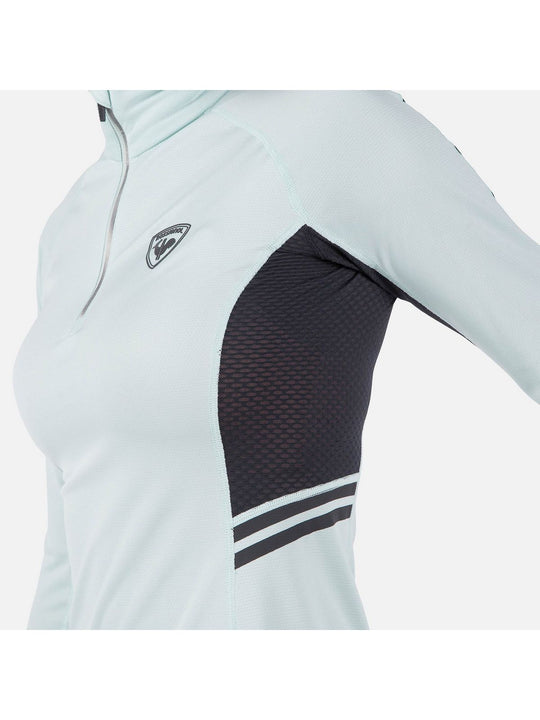 Bluza damska ROSSIGNOL W POURSUITE 1/2 ZIP szara
