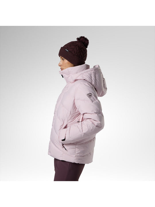 Kurtka narciarska damska ROSSIGNOL W Wispile Ripstop Down Jkt różowa
