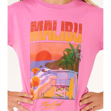 Koszulka dziewczęca RIP CURL Hayley O Relaxed Tee-Girl różowa
