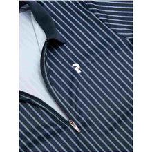 Koszulka PEAK PERFORMANCE W Graphic SS Zip Polo niebieski - Adventure Sports
