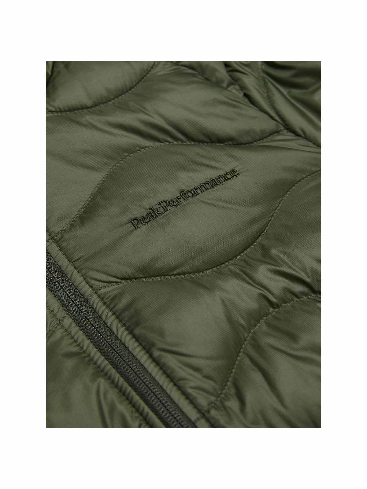 Parka puchowa damska Peak Performance W Helium Down Parka zielony