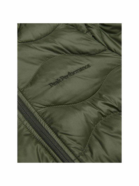 Parka puchowa damska Peak Performance W Helium Down Parka zielony
