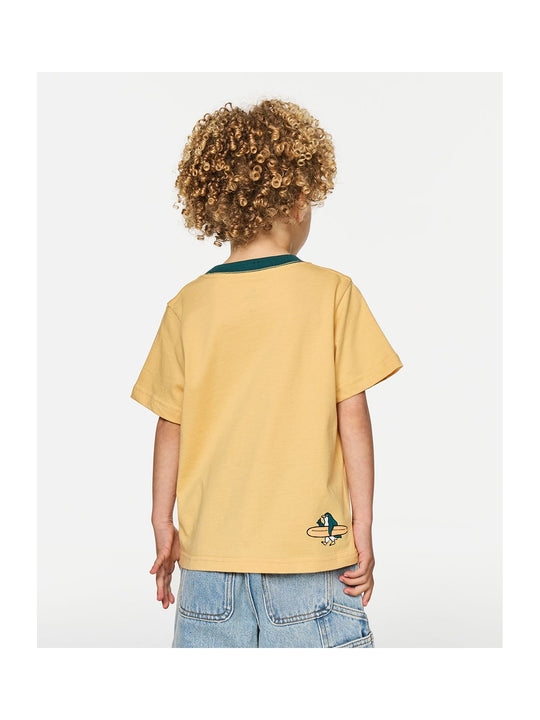 Koszulka juniorska RIP CURL Paddle Out Art Tee-Boy żółta
