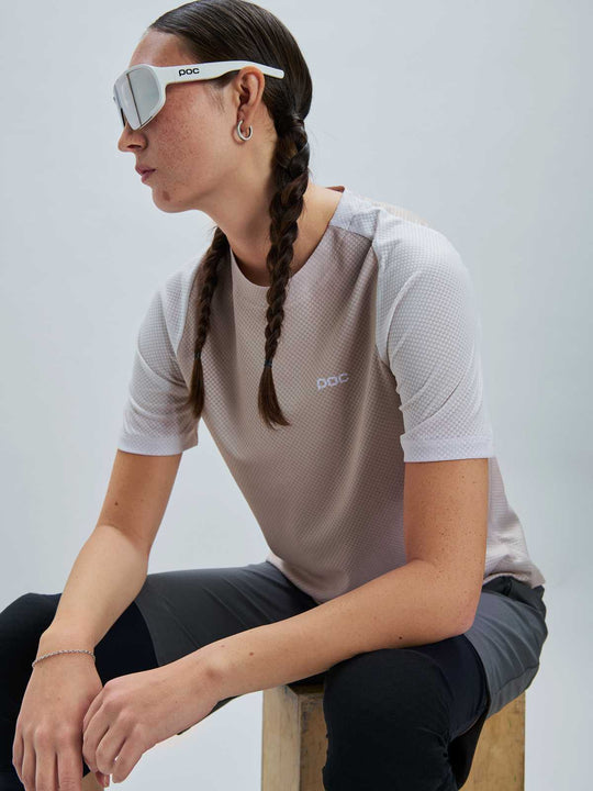 Okulary rowerowe POC Aspire biały - Clarity Trail /Partly Sunny Silver Cat 2
