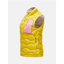 Kamizelka damska PEAK PERFORMANCE W Helium Utility Down Vest kolor żółty
