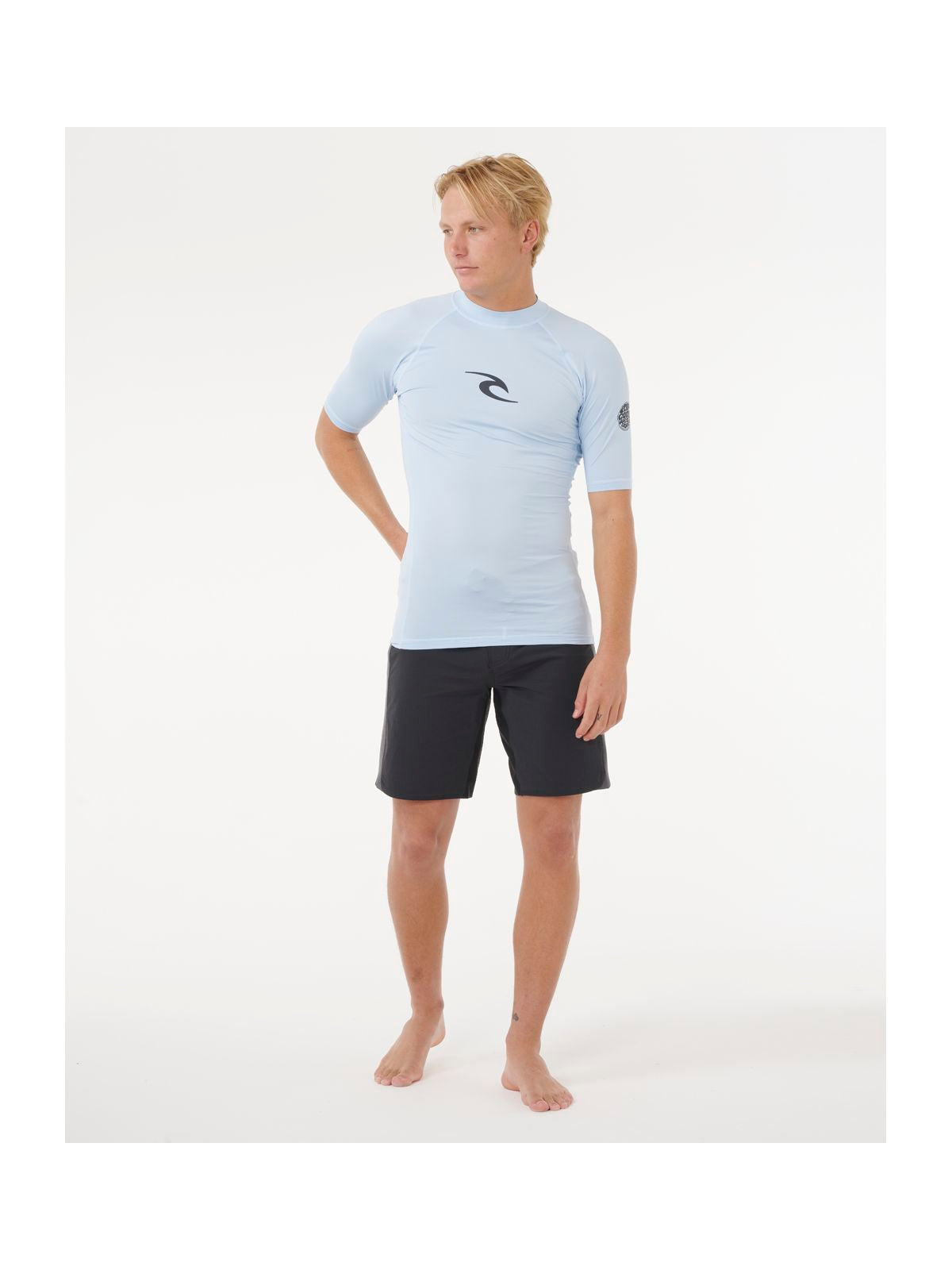 Lycra RIP CURL WAVES UPF PERF S/S niebieska