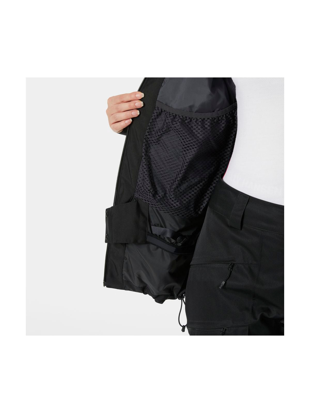 Kurtka narciarska damska HELLY HANSEN W POWDERQUEEN 3.0 JACKET czarna