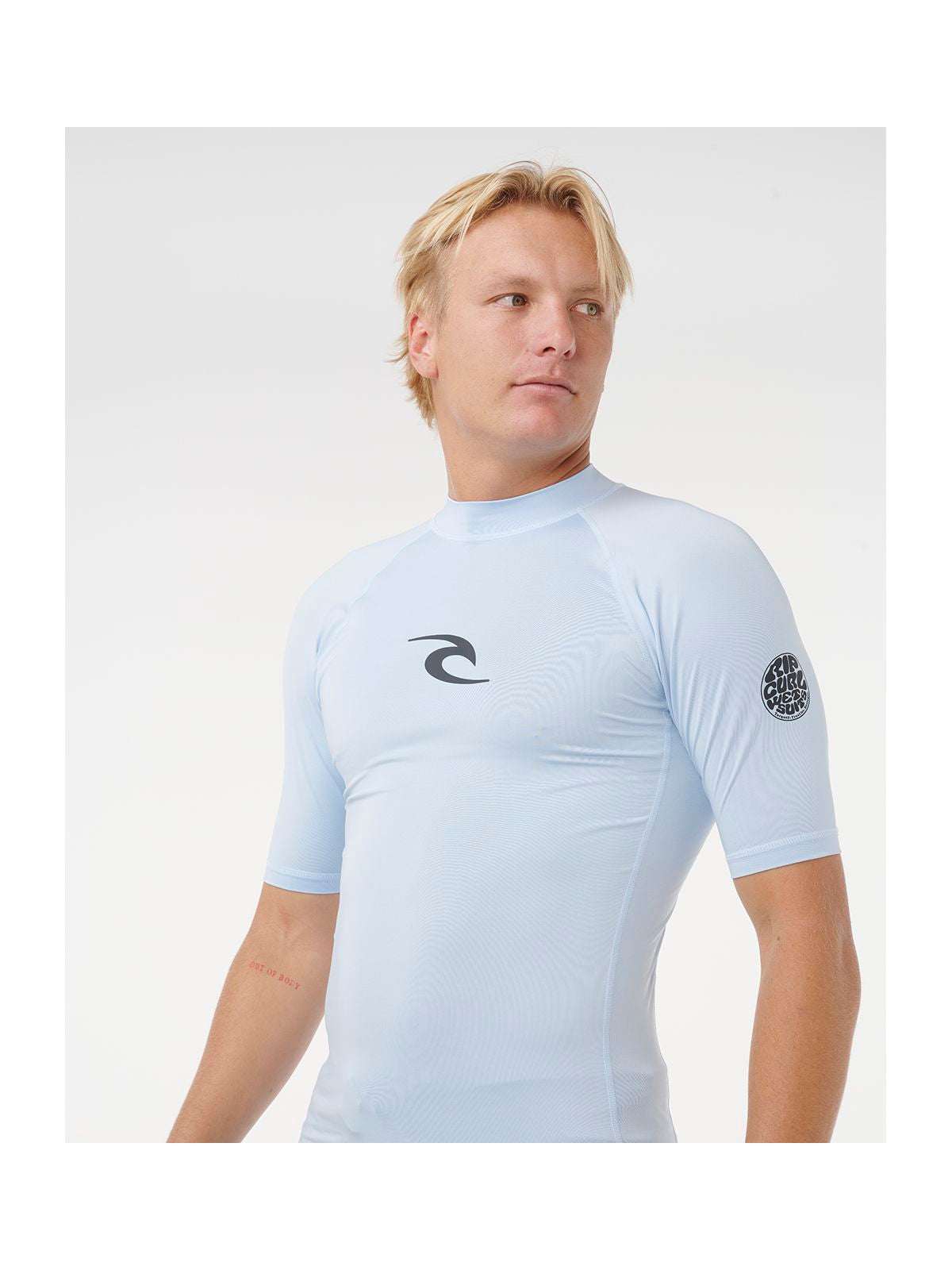 Lycra RIP CURL WAVES UPF PERF S/S niebieska