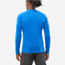 Koszulka męska MILLET Trilogy Wool Ts Ls M niebieska'
