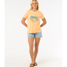 Koszulka RIP CURL Gliding Standard Tee pomarańczowa
