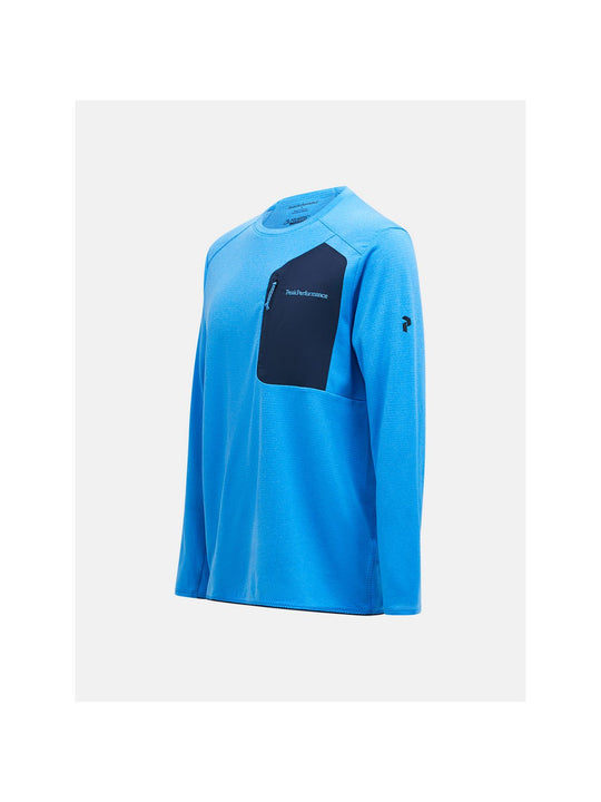 Bluza PEAK PERFORMANCE M Freelight Polartec Grid Crew niebieski
