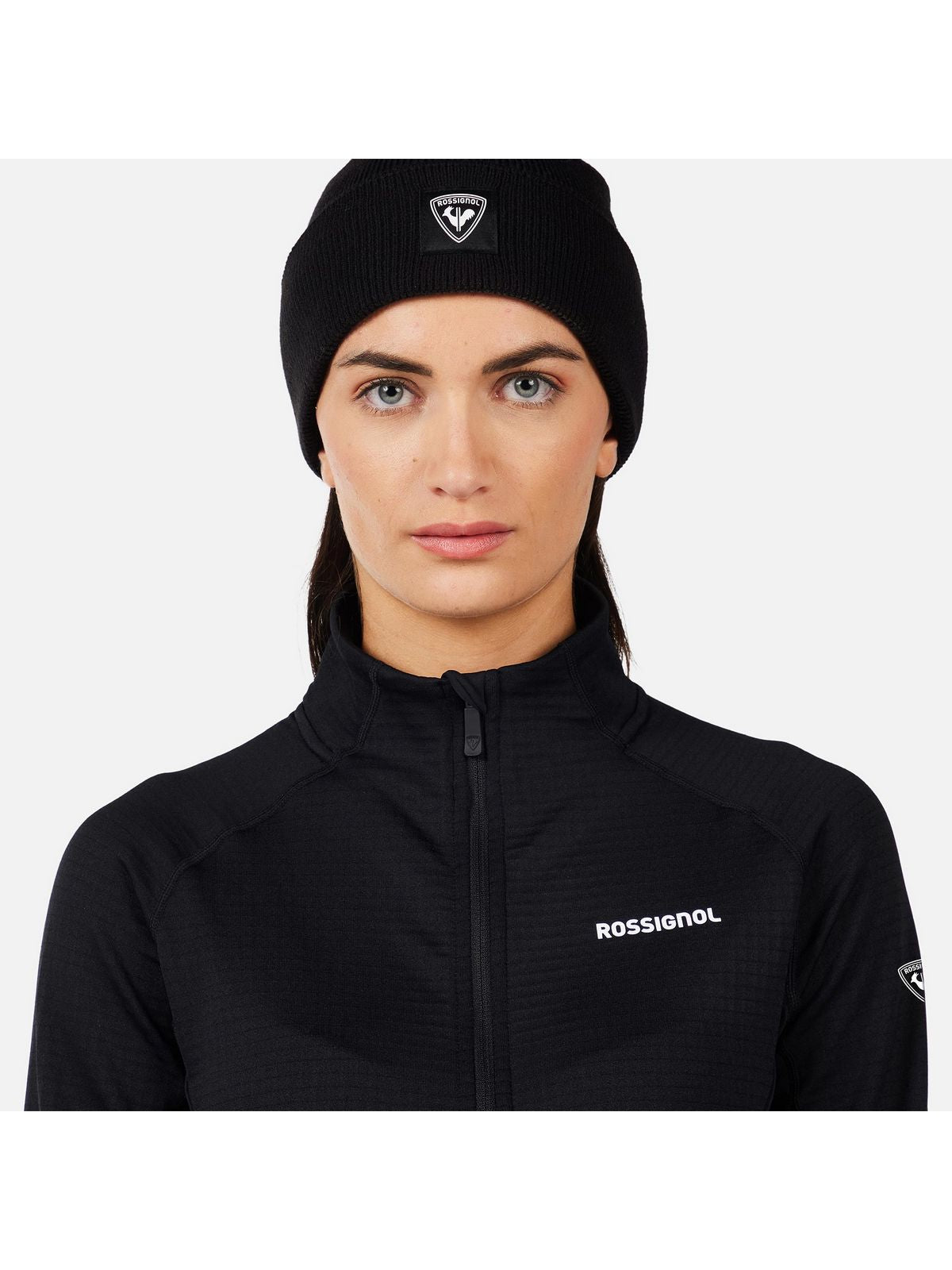 Bluza damska ROSSIGNOL W Blackside Mix HZ Fleece czarna