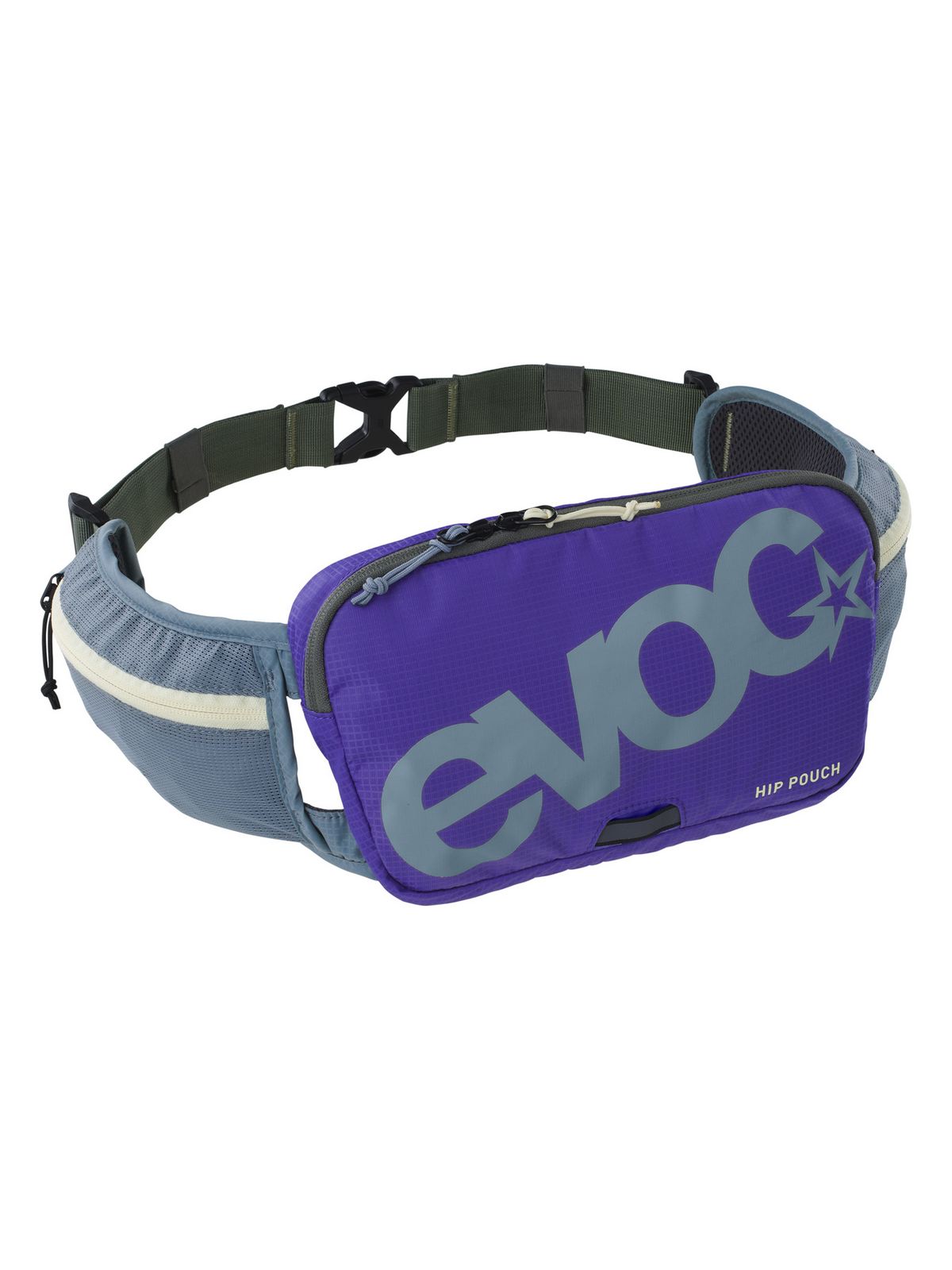 Nerka EVOC Hip Pouch steel - violet - dark olive