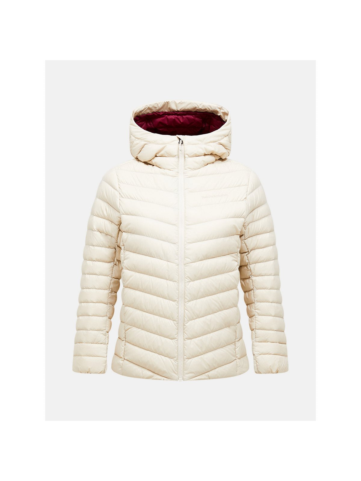 Kurtka PEAK PERFORMANCE W Frost Down Hood Jacket piaskowy