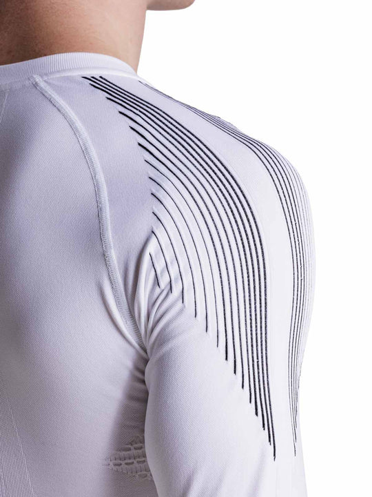 Koszulka męska X-Bionic Invent Shirt Ls X White
