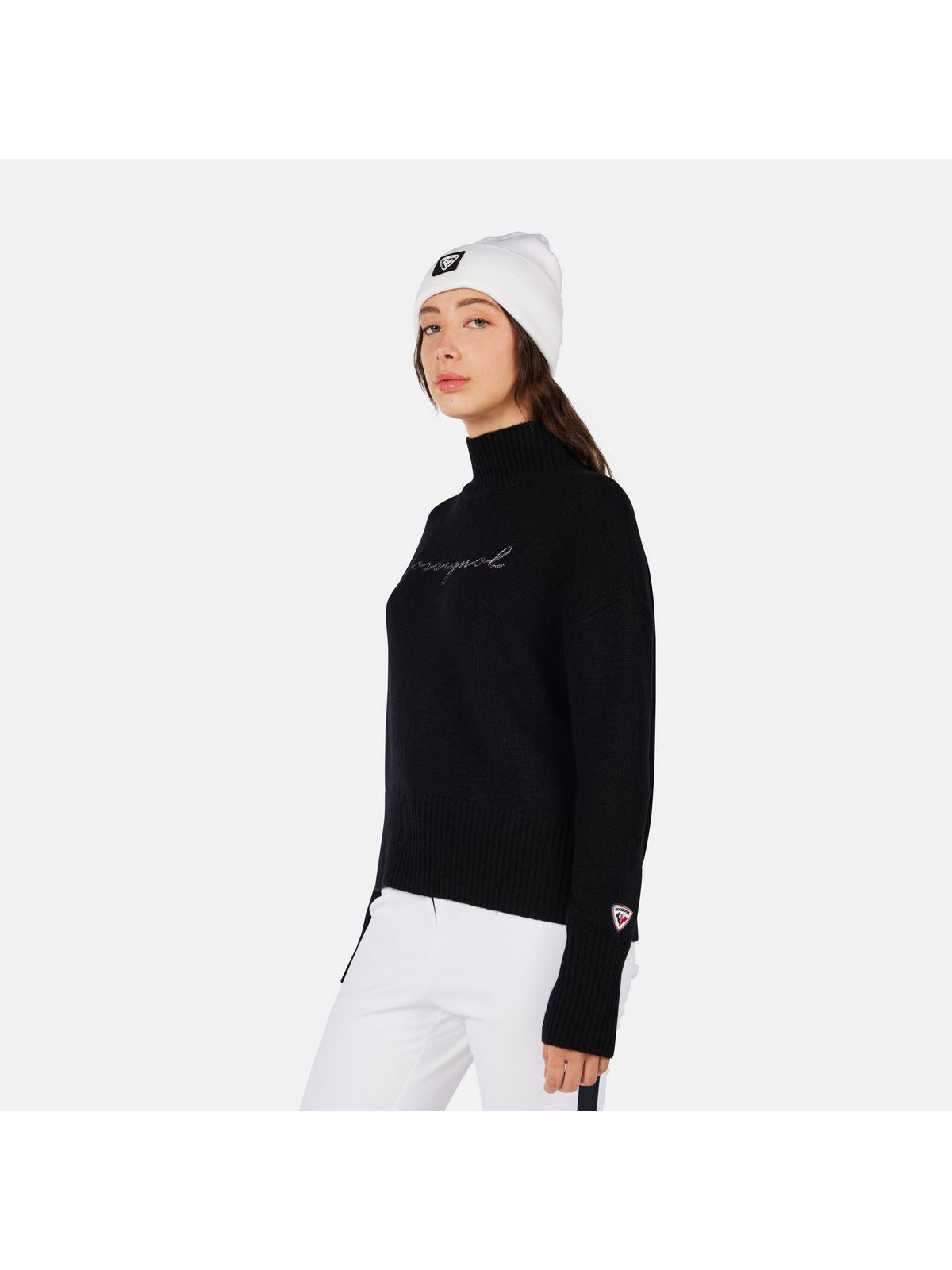 Sweter damski ROSSIGNOL W SIGNATURE SWEATER czarny