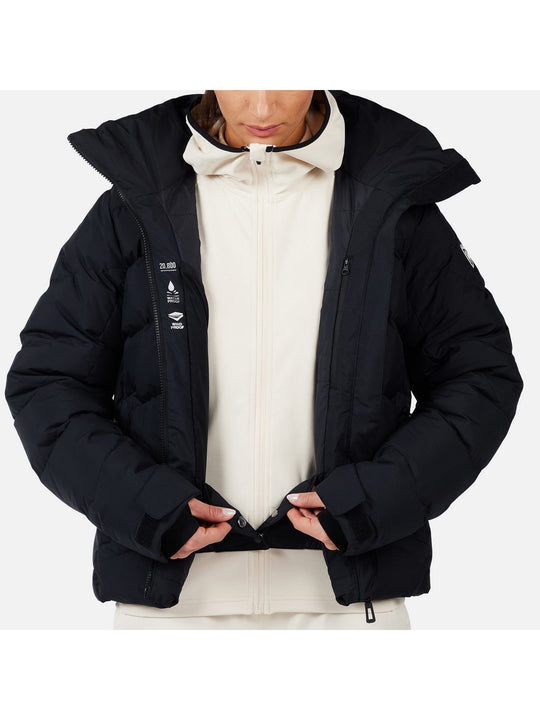 Kurtka narciarska damska ROSSIGNOL W WISPILE RIPSTOP DOWN JKT czarna
