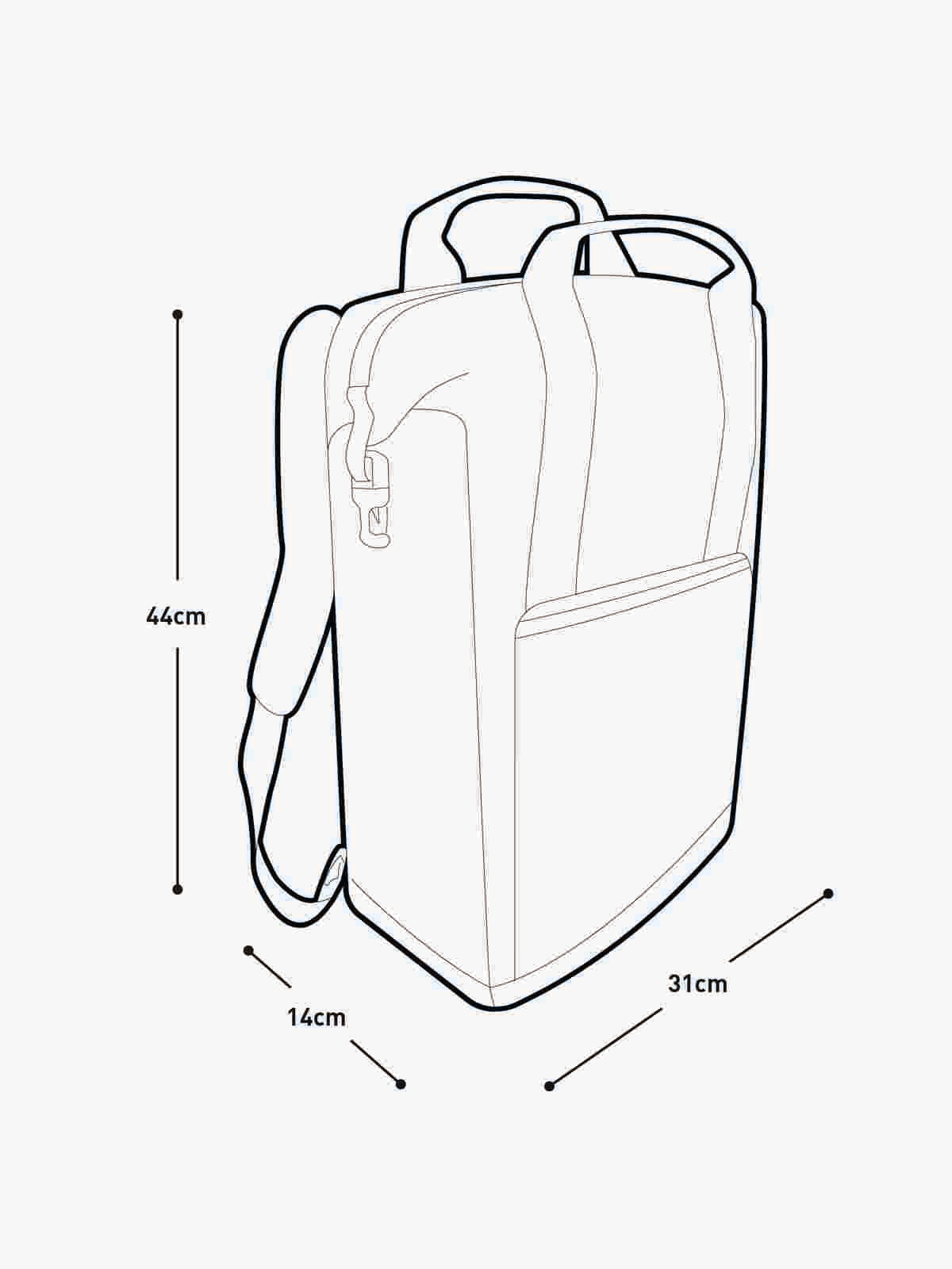 Plecak EVOC Tote Backpack 18 carbon grey - black