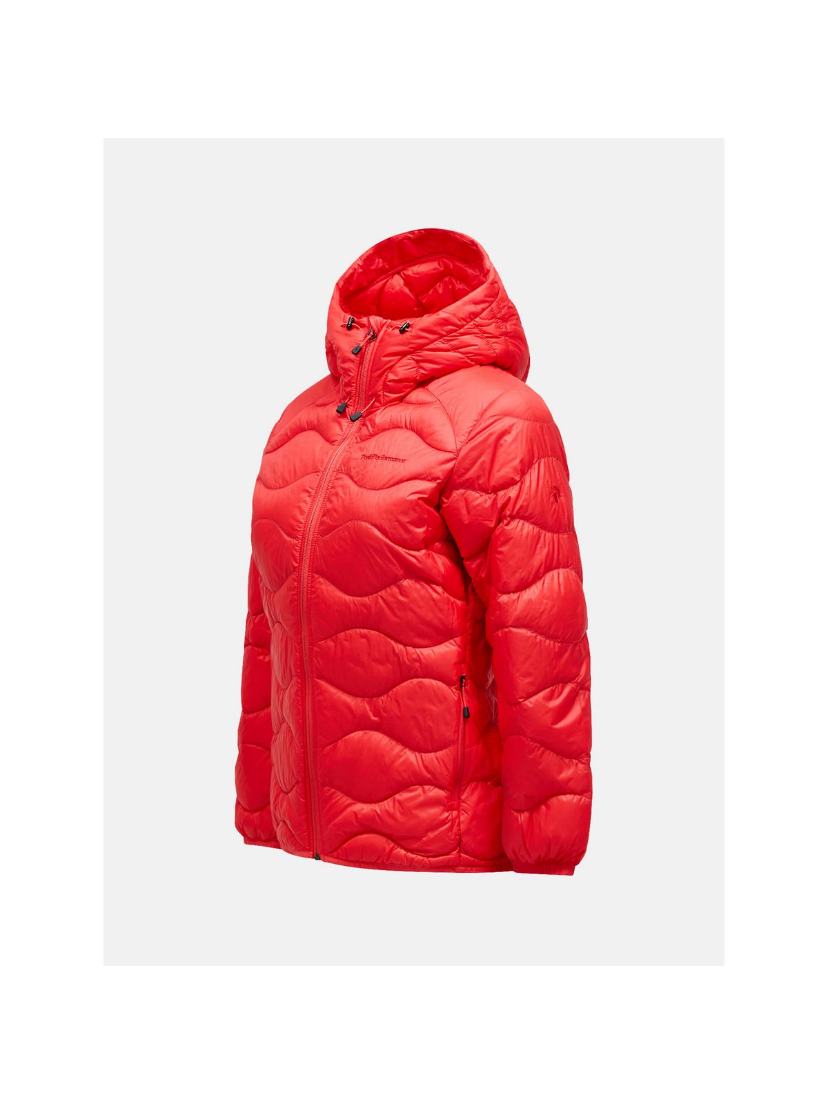 Kurtka puchowa damska PEAK PERFORMANCE Helium Down Hood Jacket Women czerwony