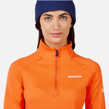 Bluza damska ROSSIGNOL W Blackside Mix HZ Fleece pomarańczowa
