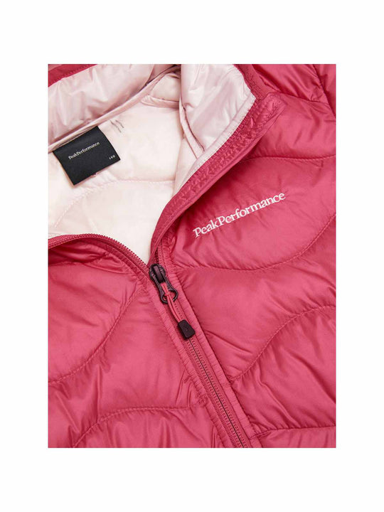 Kurtka narciarska juniorska PEAK PERFORMANCE Helium Down Hood Jacket różowa
