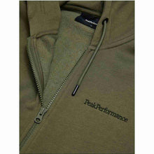 Bluza PEAK PERFORMANCE Original Small Logo Zip Hood Men zielony

