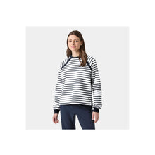 Bluza Damska HELLY HANSEN W Capri Sweatshirt Biało granatowe Pasy
