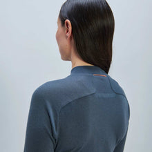 Koszulka narciarska damska POC W's Layer Merino Mock Neck Jersey szara
