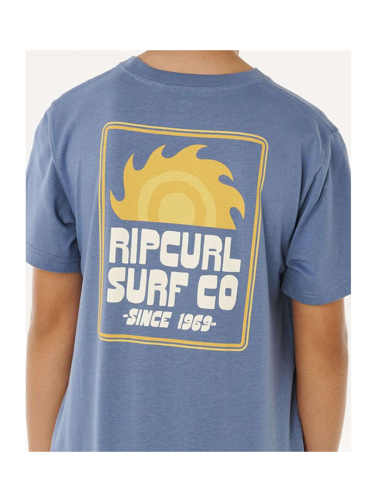 Koszulka chłopięca RIP CURL Pacific Rinse Sunrise Tee-Boy niebieska