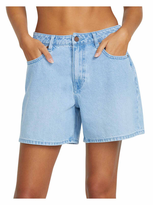 Szorty damskie VOLCOM Stoned Bf Short niebieski
