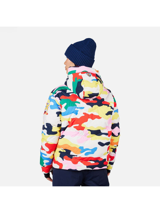 Kurtka narciarska damska ROSSIGNOL W JCC ALLSNOW DOWN JKT multikolor
