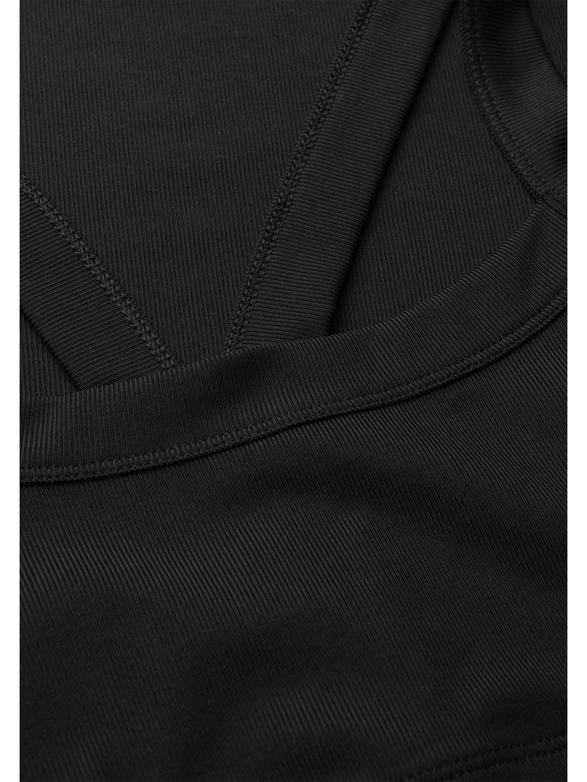 Top damski CASALL Defined Rib Sport Top kolor czarny